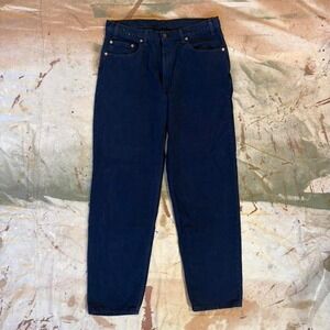 Vintage Navy Blue Levi's 550 Jeans  Measure 35x32